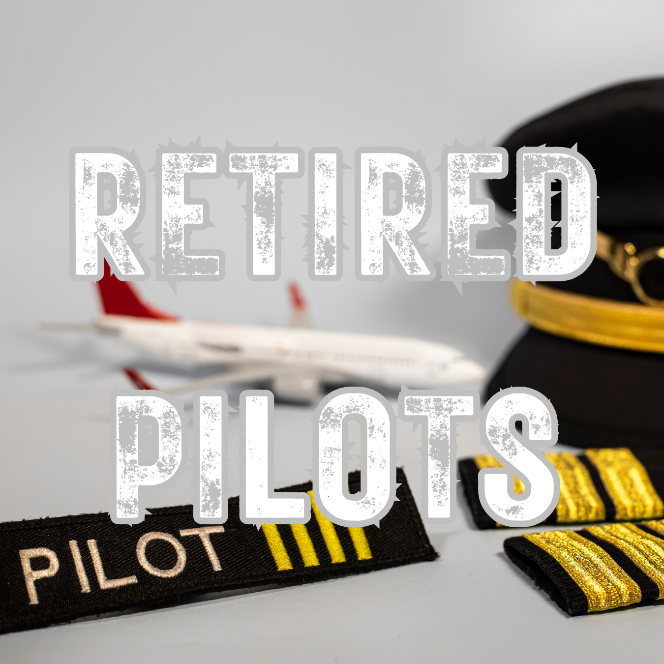 Image of retired pilot items honoring their career