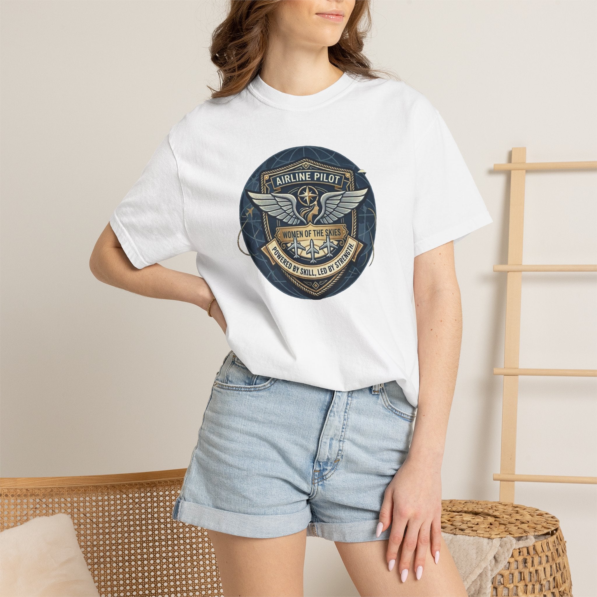 Women of the Skies - Women in Professional Aviation Tee