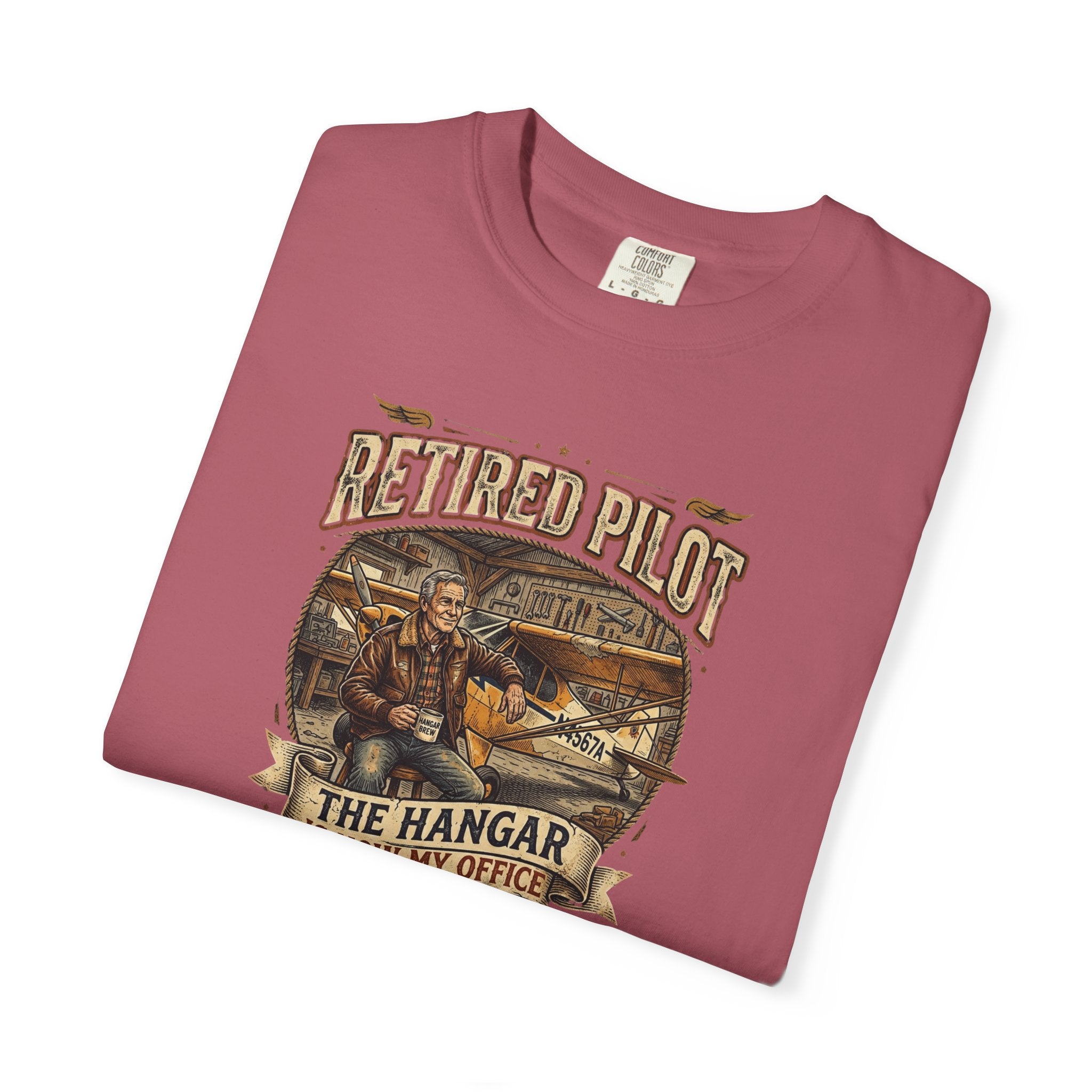 Retired Pilot Aviator T-Shirt — Vintage Flight Tribute