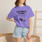 Flight Instructor Tee — "I Said Throttle, Not Rudder!"