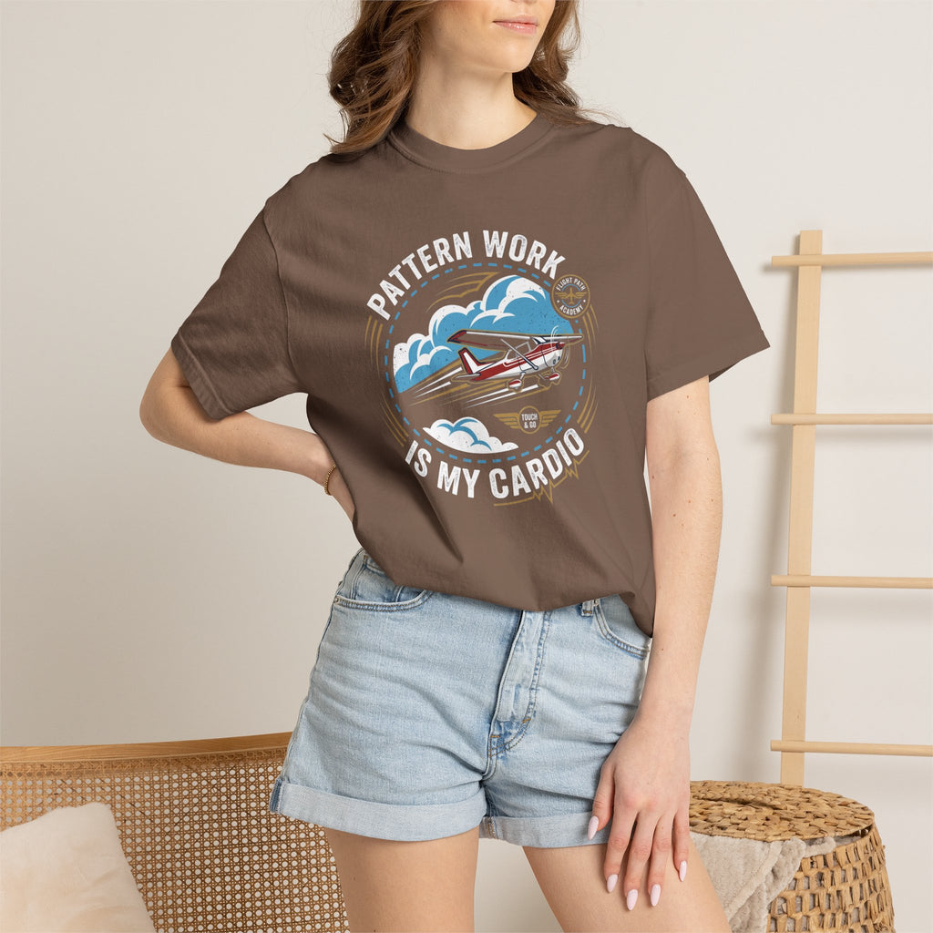 Pattern Work Is My Cardio Student Pilot T-shirt