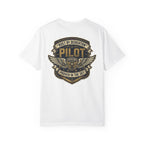 Built by Dedication, Proven in the Sky Pilot T-Shirt — Aviation Motivation Signature Series