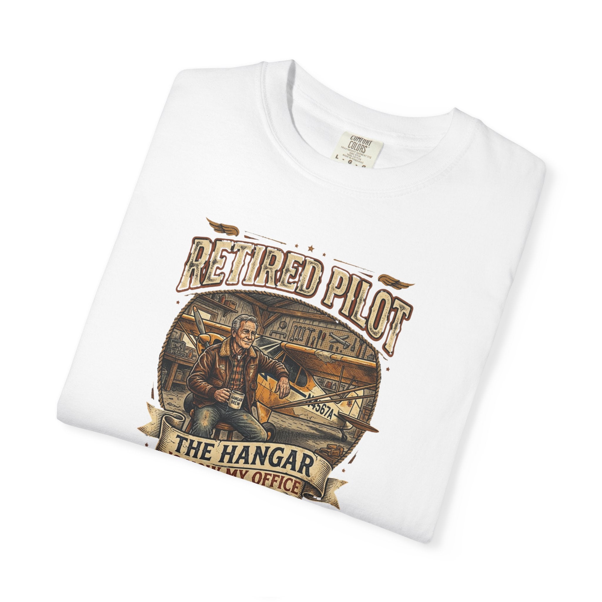 Retired Pilot Aviator T-Shirt — Vintage Flight Tribute