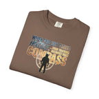 Inspirational Pilot tee - "When the Weather turns Hostile, Your Training is Your Compass"
