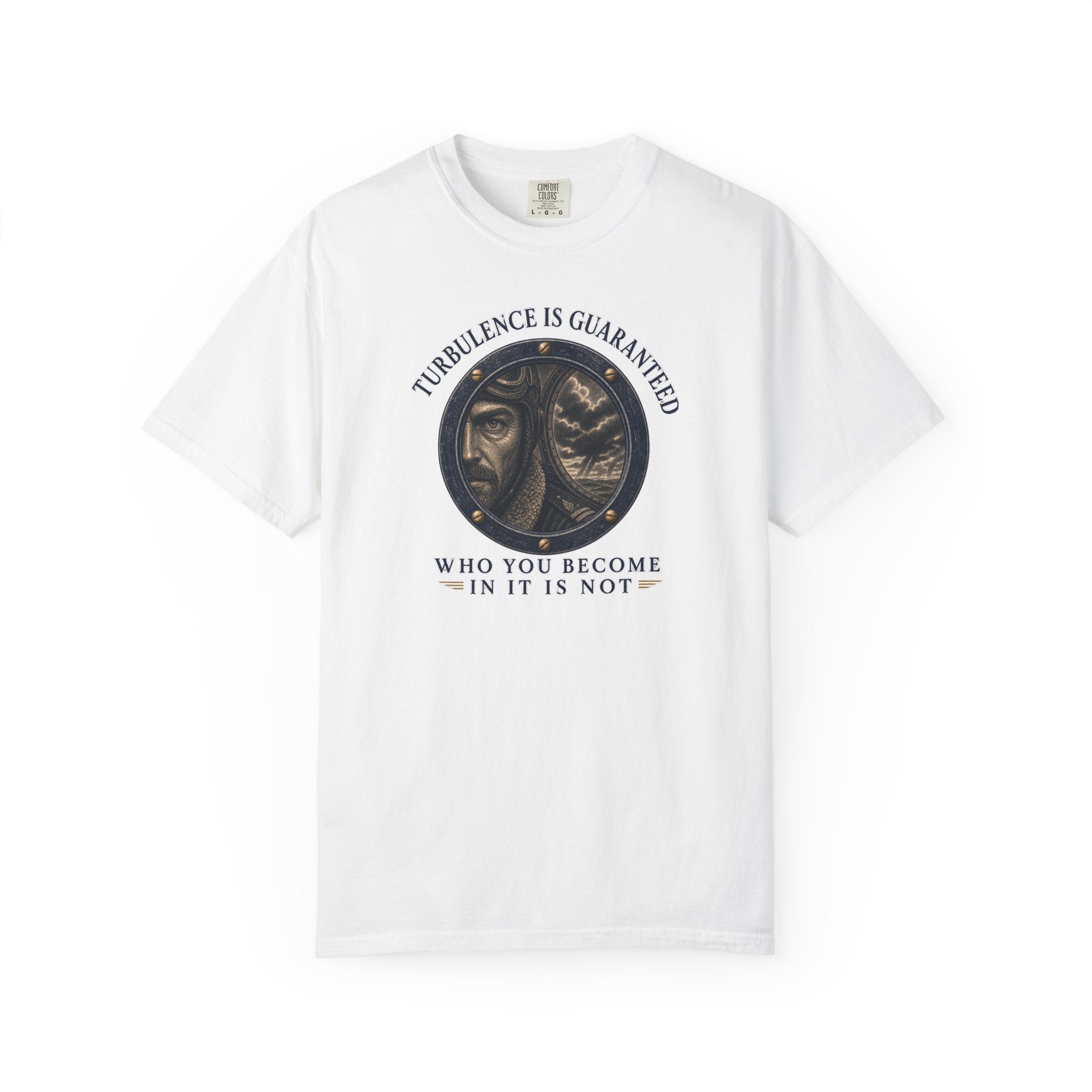 Turbulence Is Guaranteed T-Shirt — Inspirational Aviation Tee