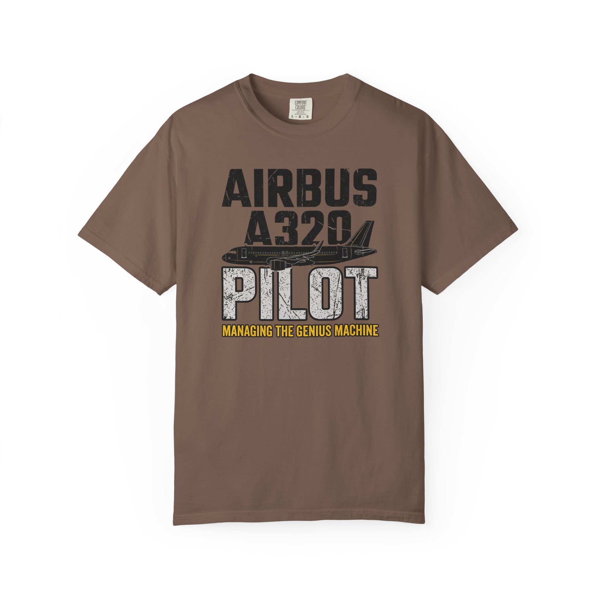 Airbus A320 T-Shirt — 'Managing the Genius Machine' Tee
