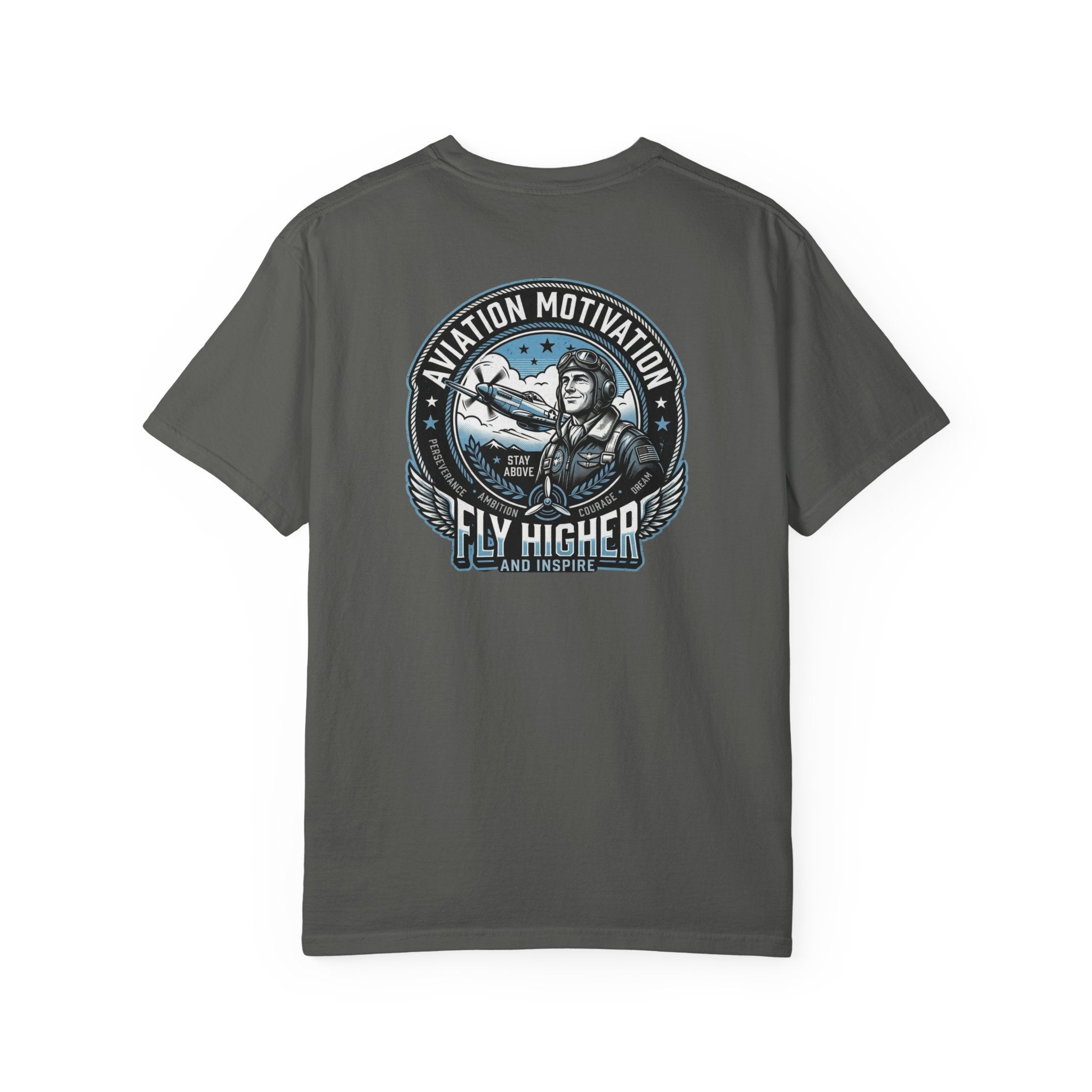 Fly Higher and Inspire Military Inspired Tee — Pilot Tribute