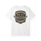 Built by Dedication, Proven in the Sky Pilot T-Shirt — Aviation Motivation Signature Series