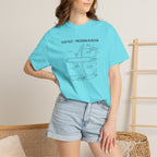 Airbus A320 Schematic T-Shirt — 'Precision in Motion' Aviation Tee