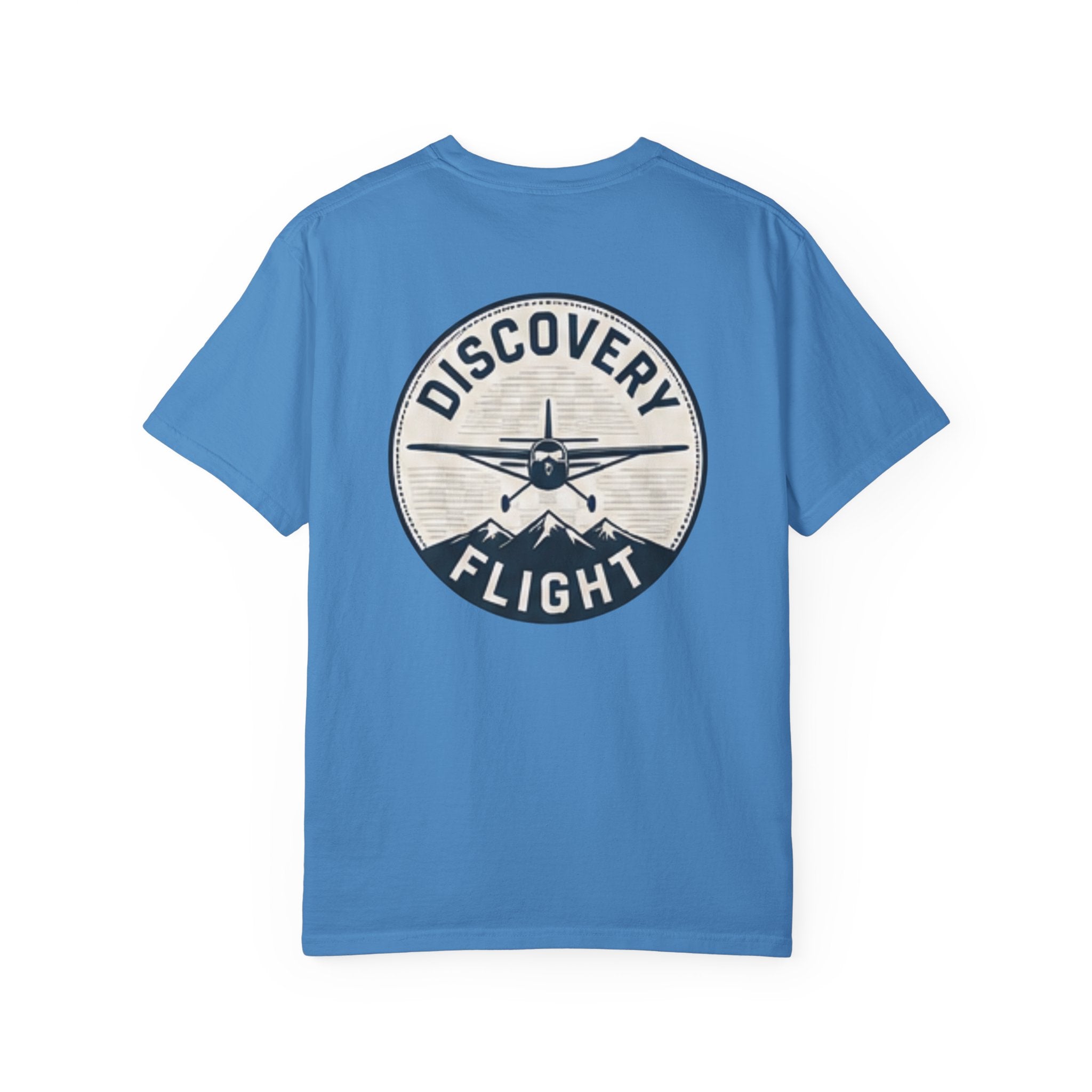 Discovery Flight T-Shirt — Vintage Airplane Graphic Tee
