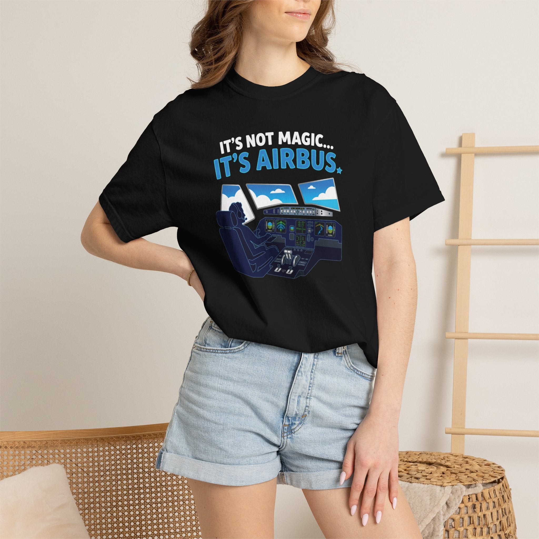Airbus Magic of Flight T-Shirt — Aviation Tech Enthusiast Tee