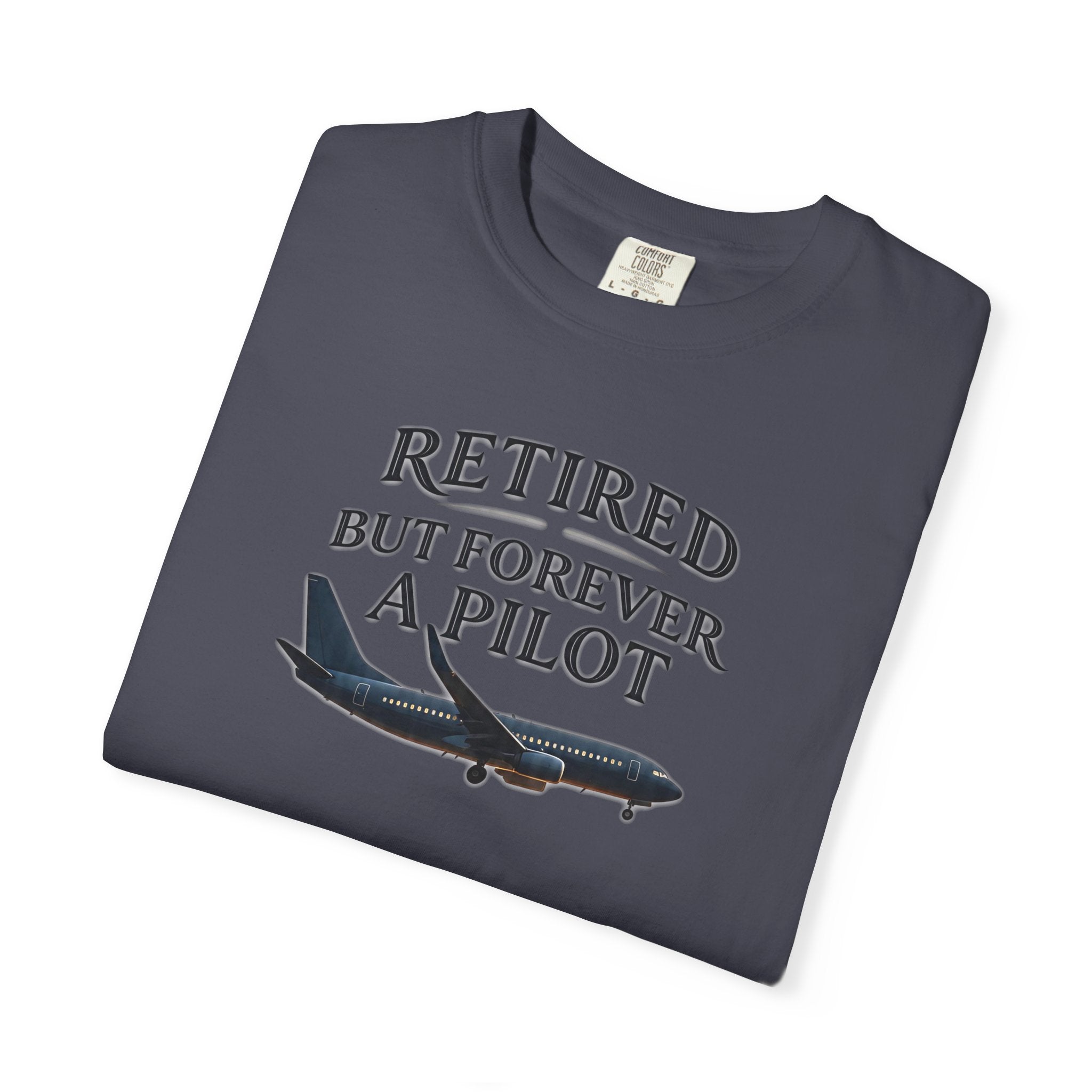 Retired Pilot Aviation T-Shirt — Vintage Flight Tribute