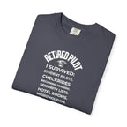 Retired Pilot shirt - I Survived!