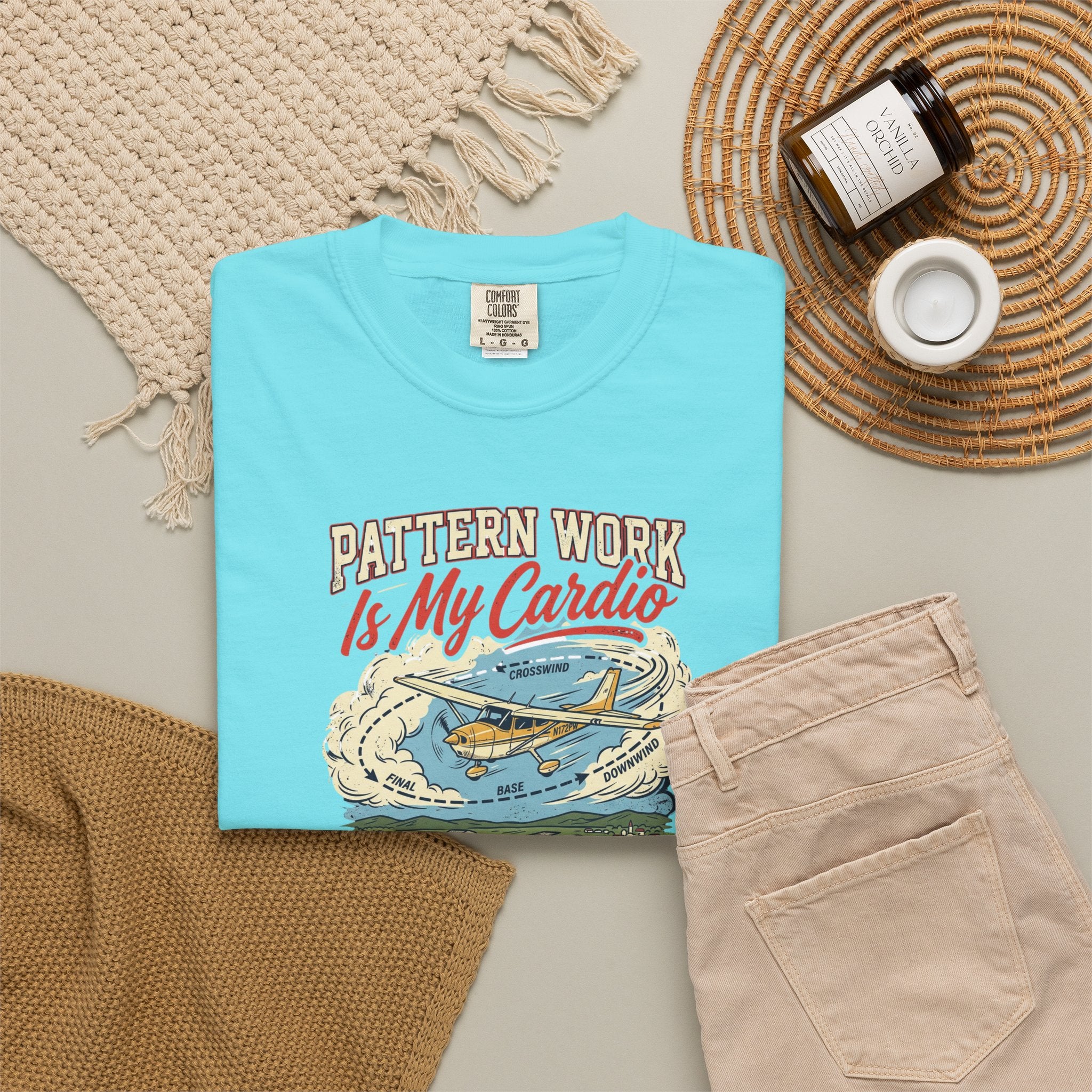 Pattern Work Is My Cardio Aviation Tee
