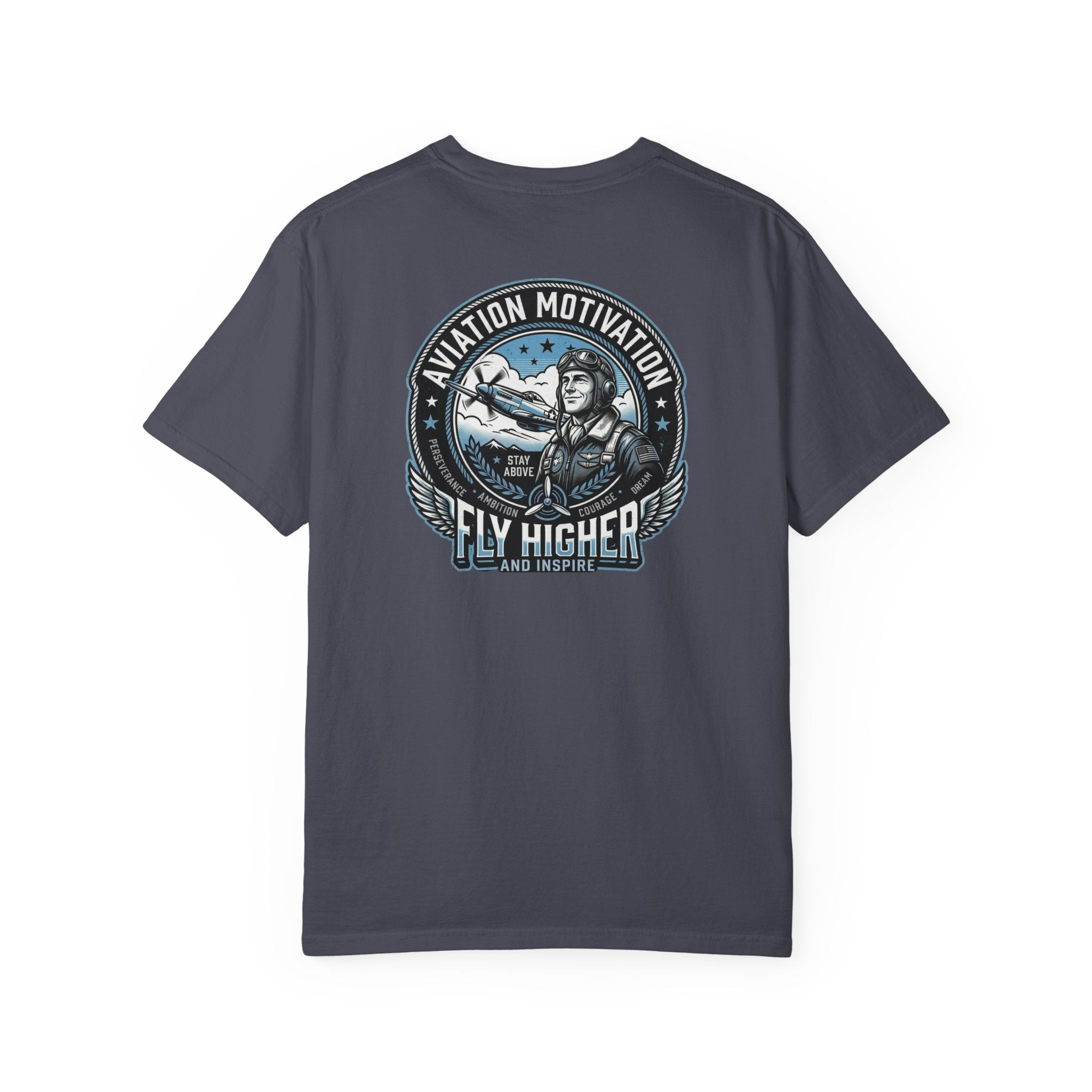 Fly Higher and Inspire Military Inspired Tee — Pilot Tribute