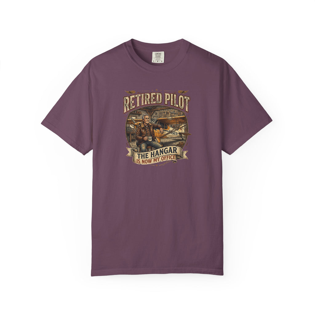 Retired Pilot Aviator T-Shirt — Vintage Flight Tribute