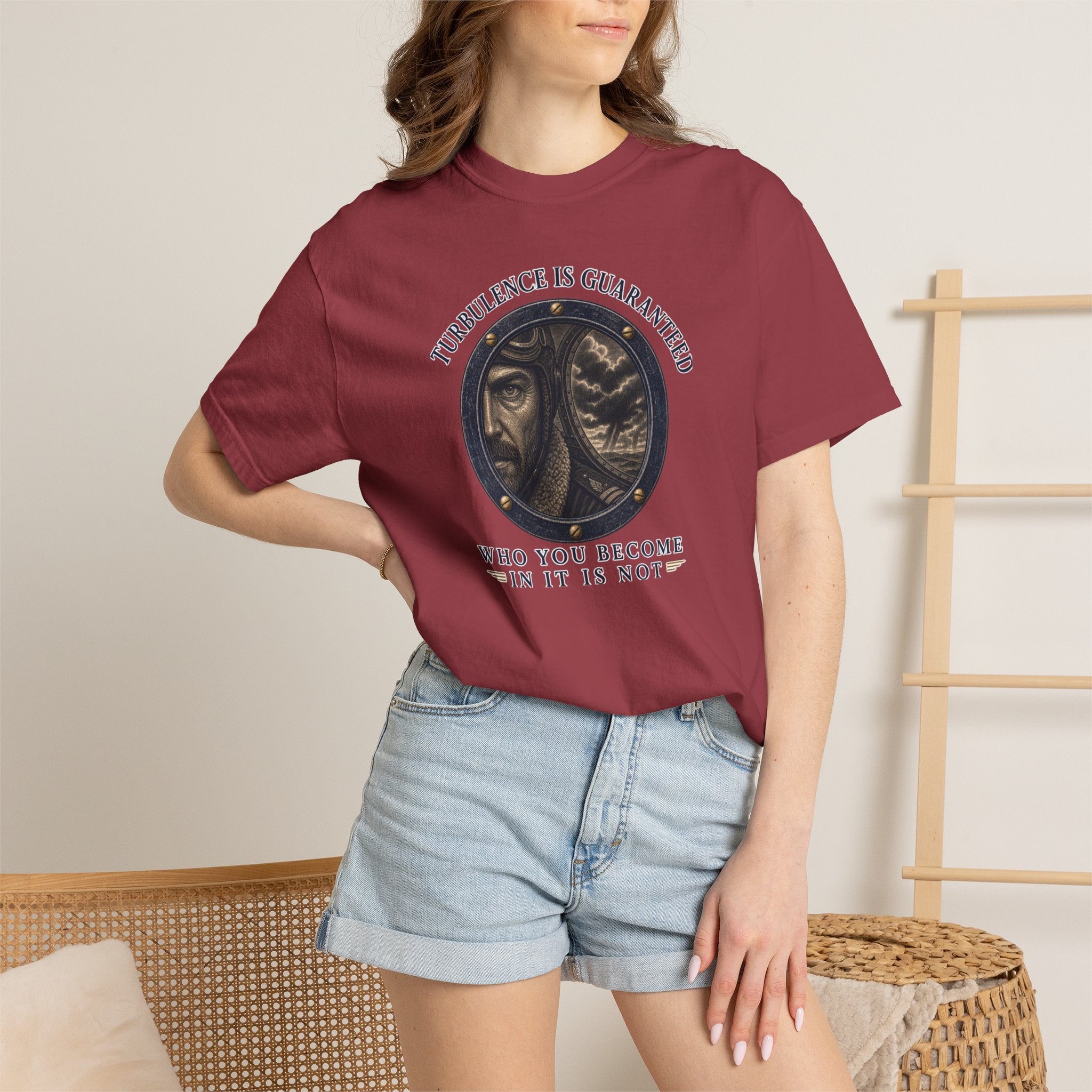 Turbulence Is Guaranteed T-Shirt — Inspirational Aviation Tee