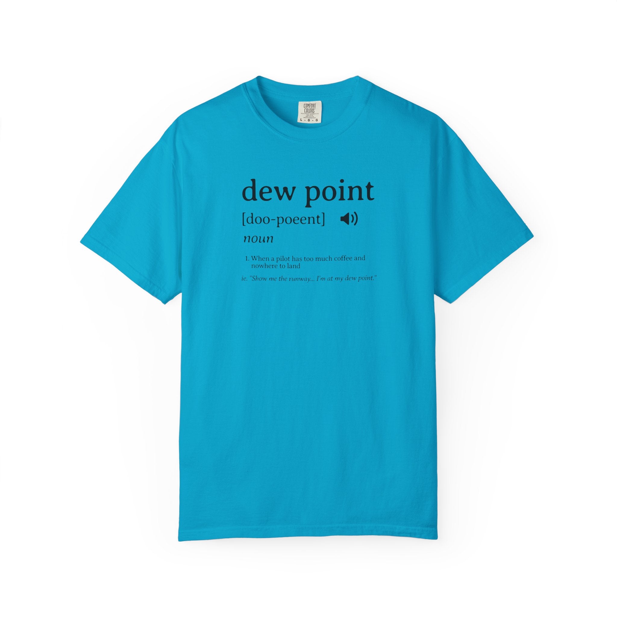 Dew Point Pilot T-Shirt — Funny Aviation Dictionary Shirt