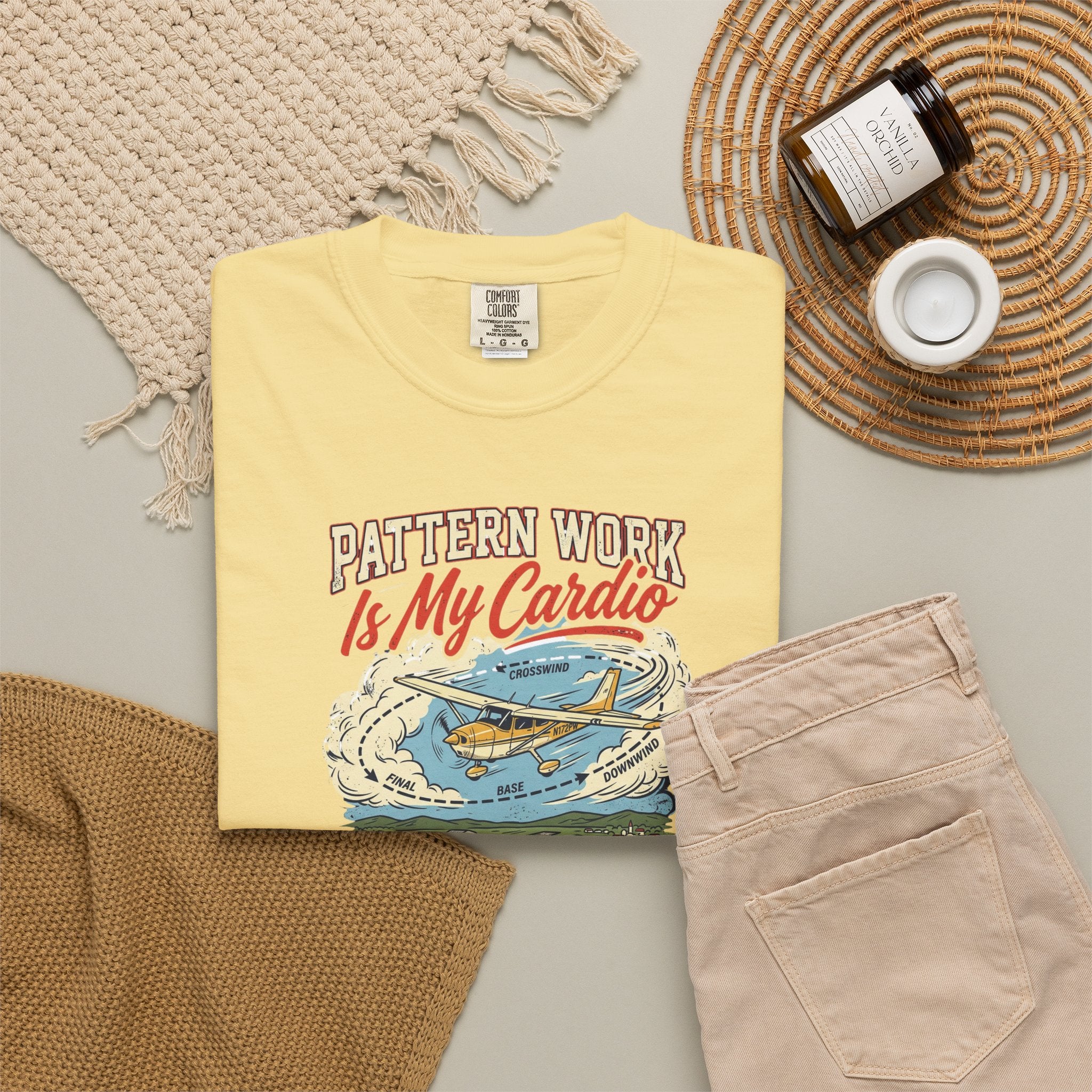 Pattern Work Is My Cardio Aviation Tee