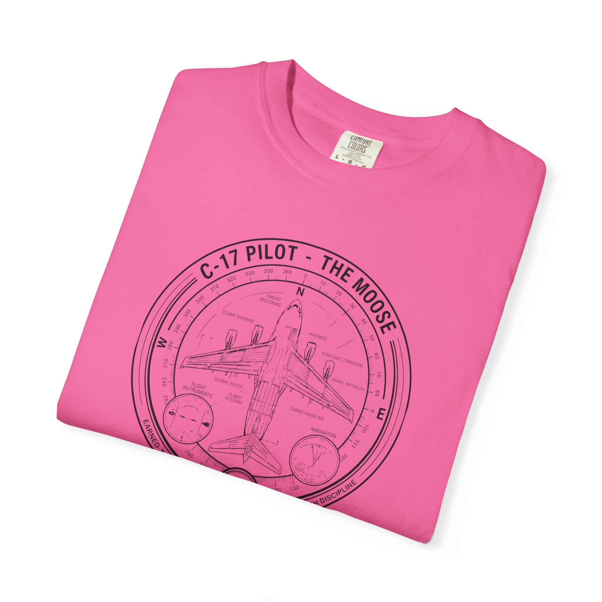 C-17 Pilot Vintage Aviation Tee - The Moose Aircraft T-Shirt