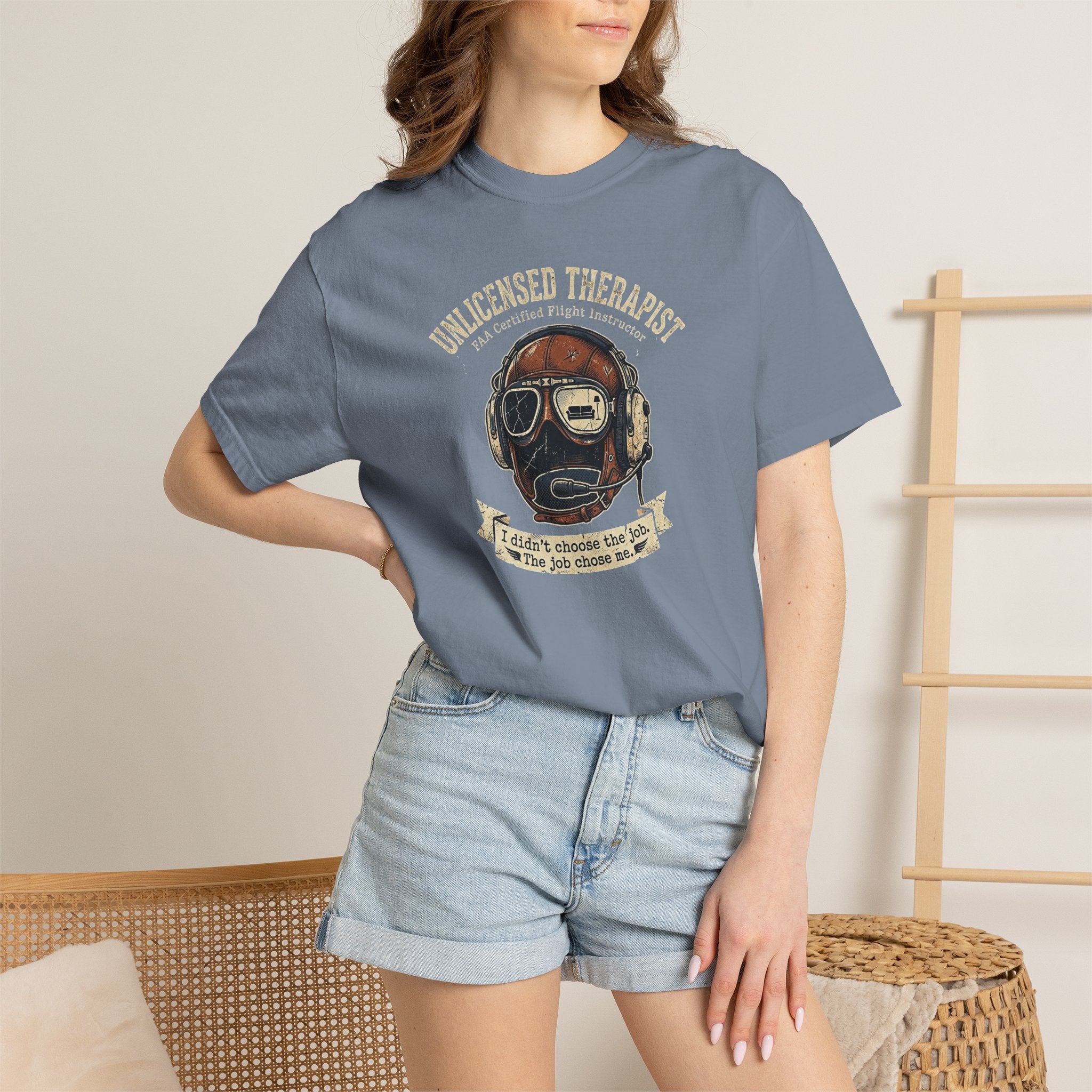 Flight Instructor Tee - Unlicensed Therapist
