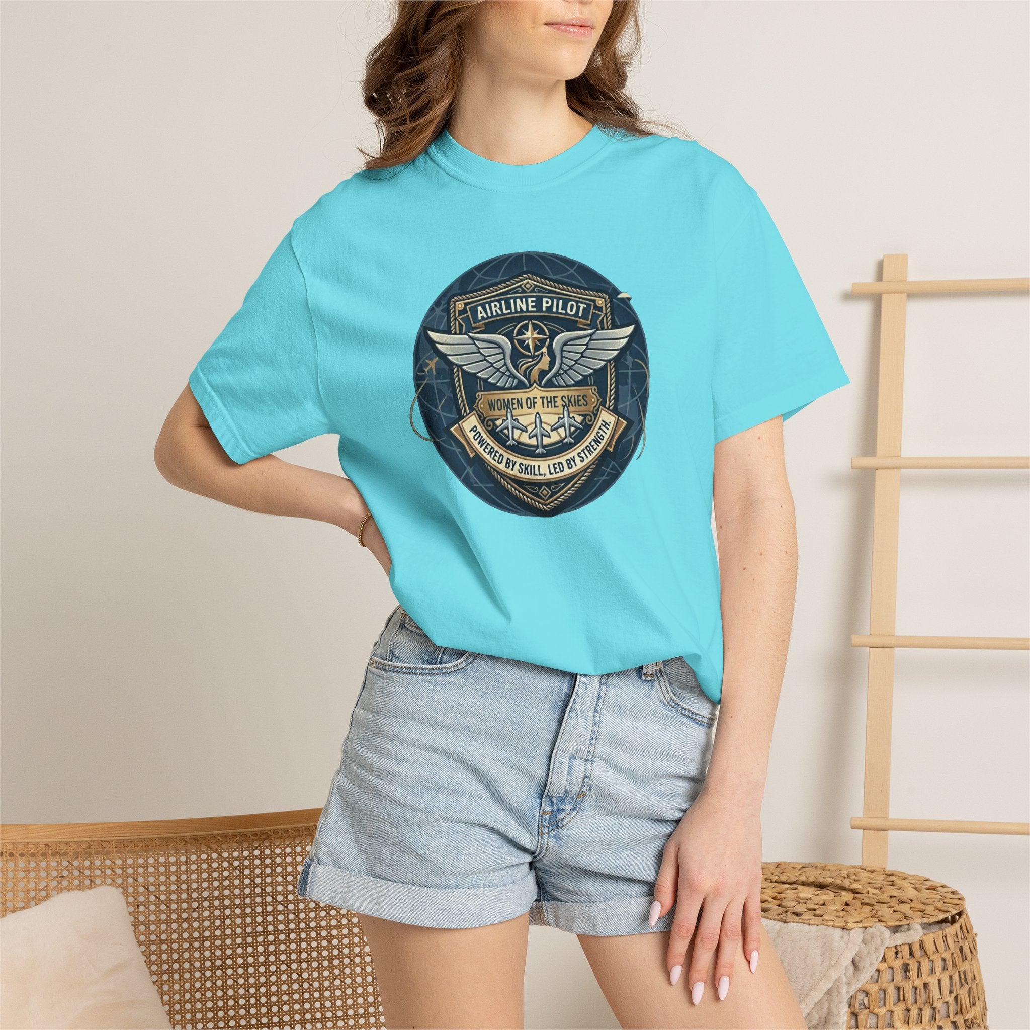 Women of the Skies - Women in Professional Aviation Tee