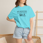 Aviation Satire T-Shirt — "My Mixture Is Richer Than Me"
