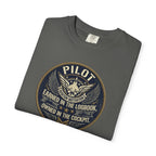 Military Pilot Tee — "Earned in the Logbook. Owned in the Cockpit."