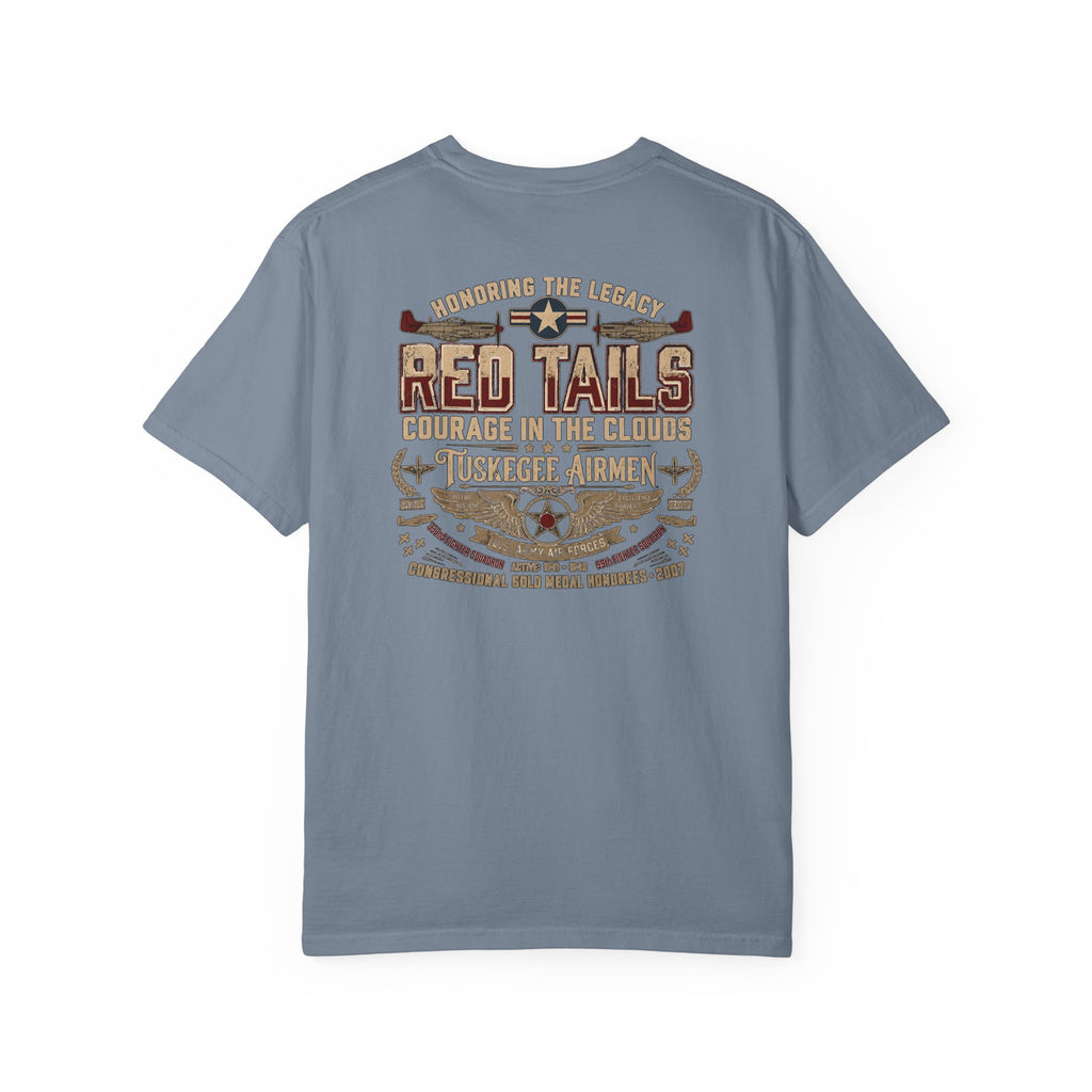 Tuskegee Airmen Tribute T-shirt — Red Tails WWII History Tee
