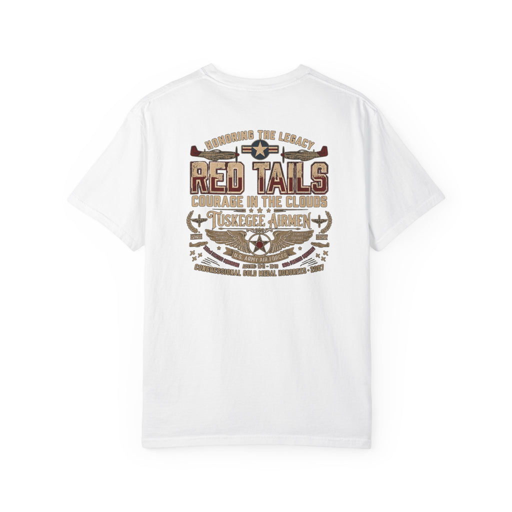 Tuskegee Airmen Tribute T-shirt — Red Tails WWII History Tee