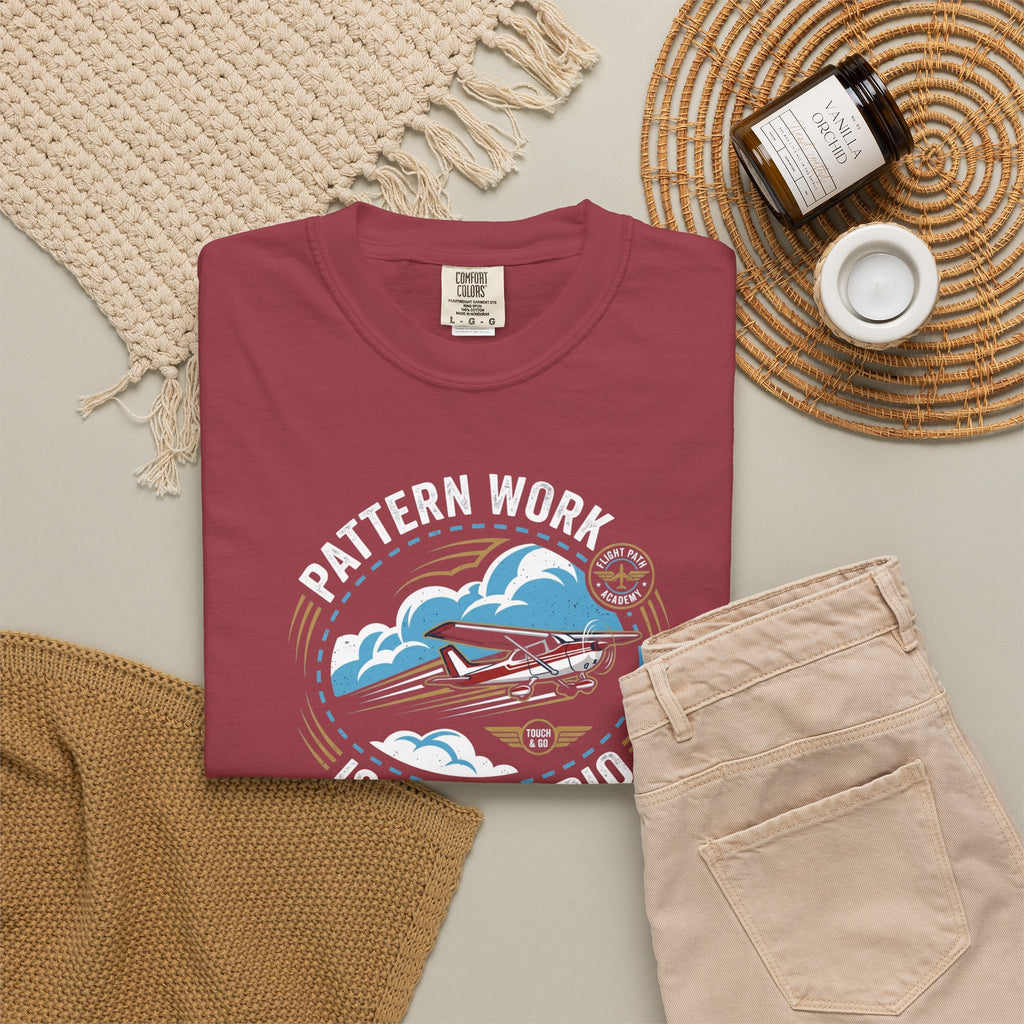 Pattern Work Is My Cardio Student Pilot T-shirt