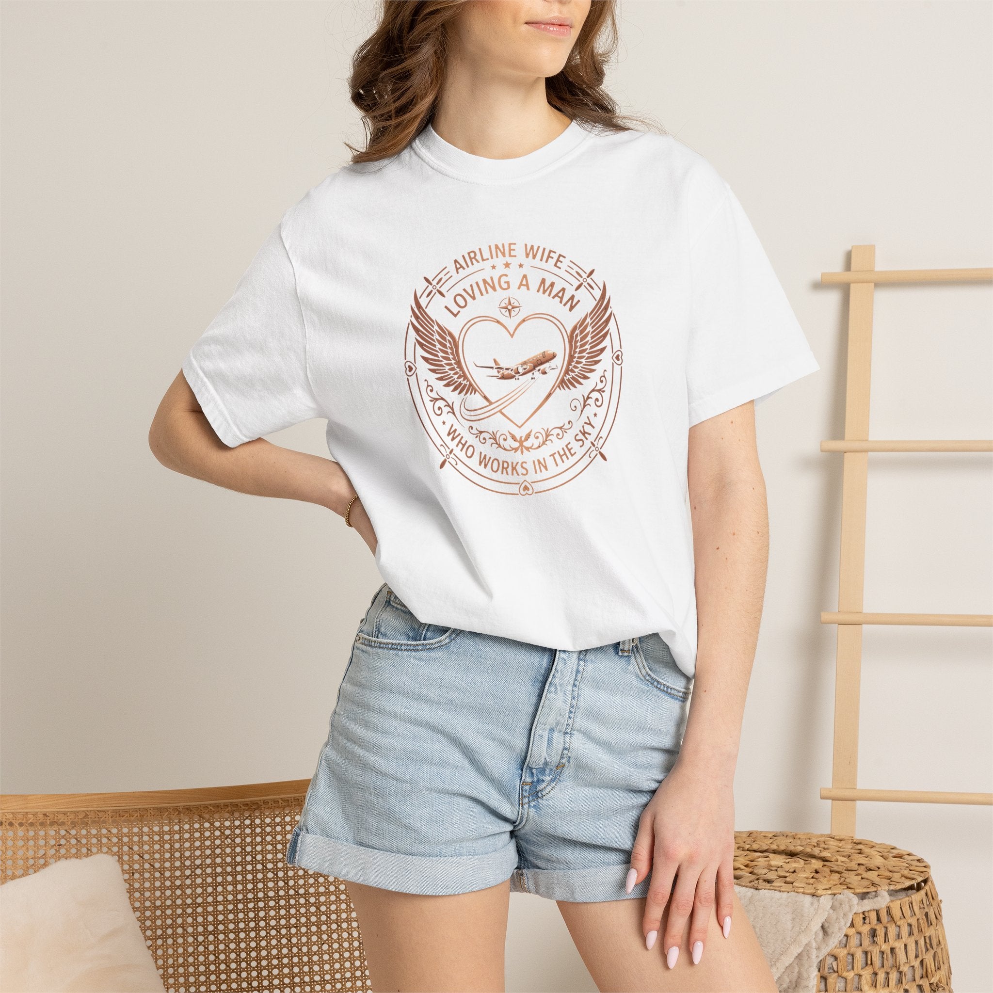 Pilot Wives T-Shirt — "Loving a Man Who Works in the Sky"