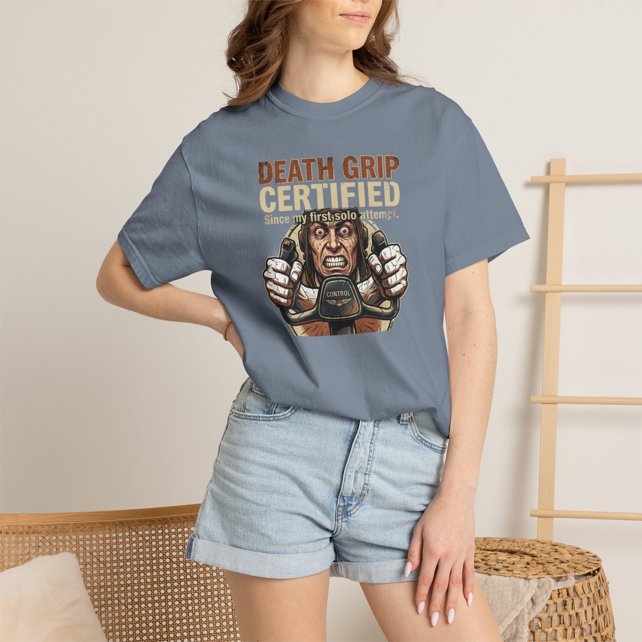 Death Grip Certified - Student Pilot T-Shirt