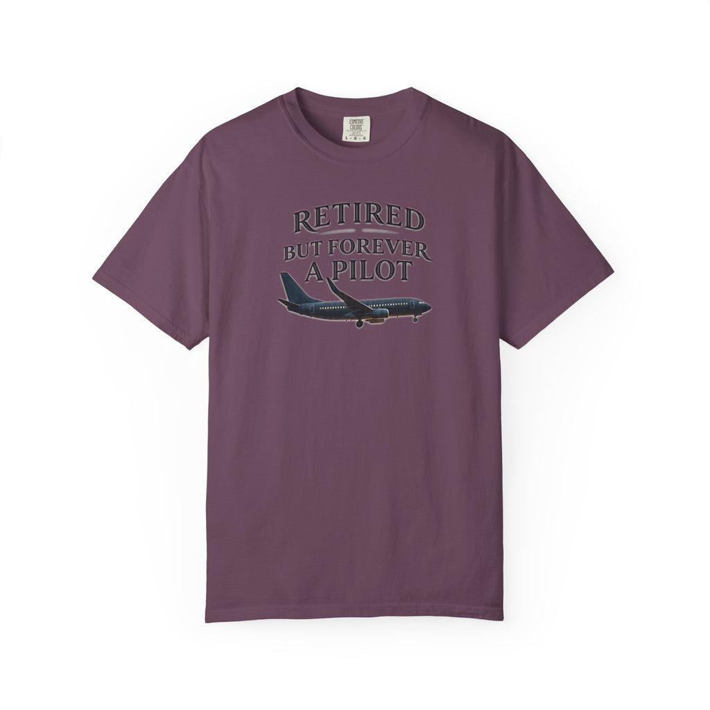 Retired Pilot Aviation T-Shirt — Vintage Flight Tribute