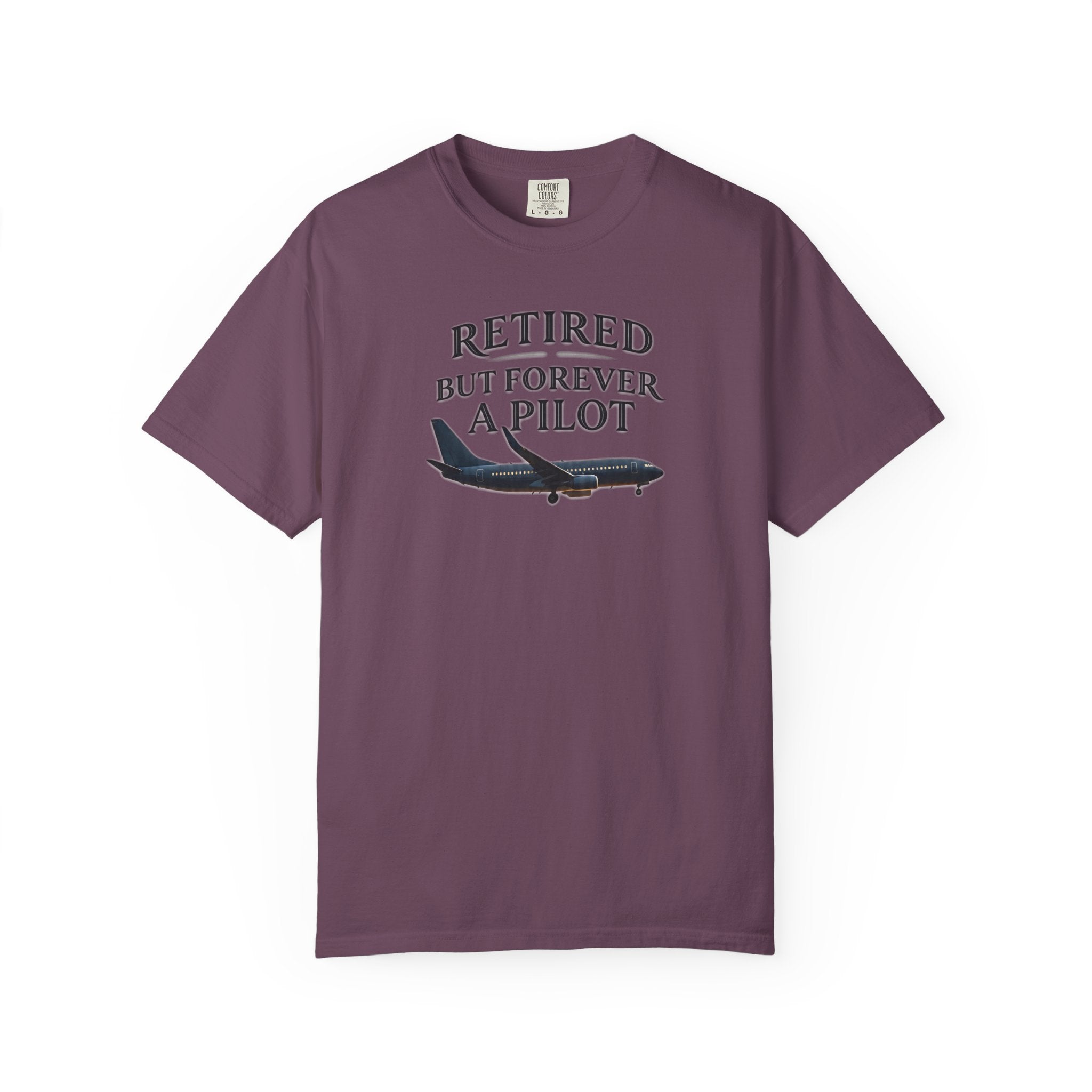 Retired Pilot Aviation T-Shirt — Vintage Flight Tribute