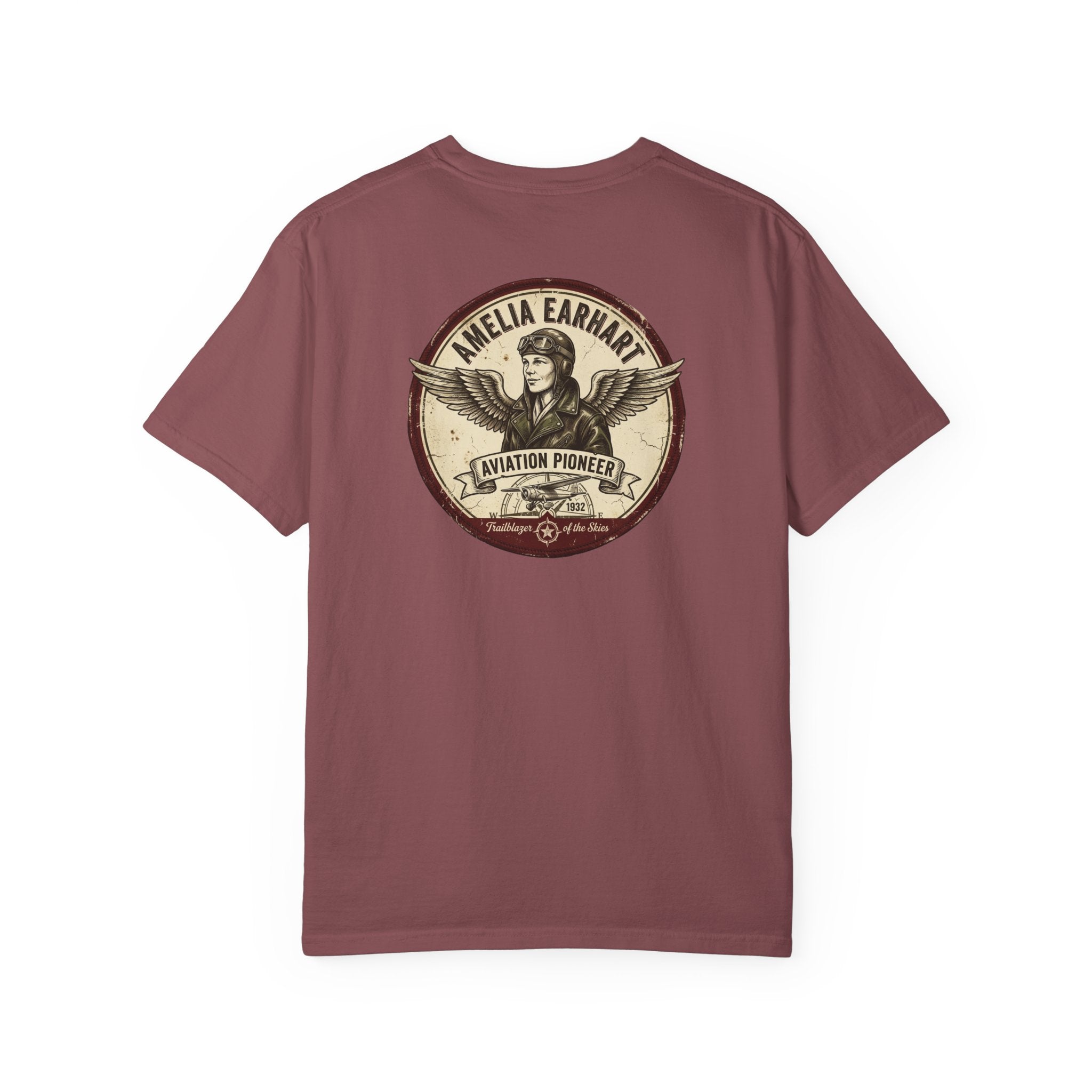Amelia Earhart Tribute T-Shirt — Signature Series Aviation History