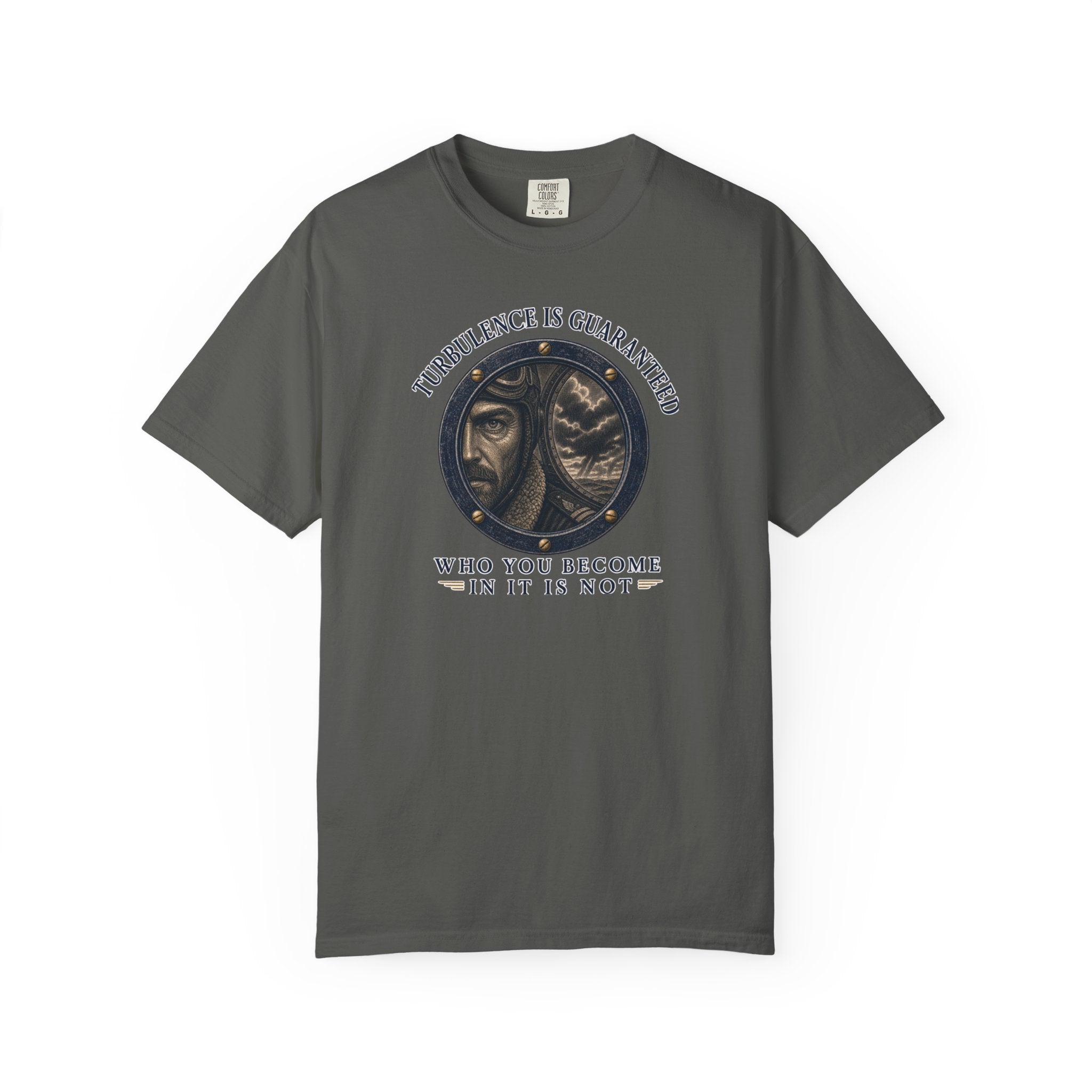 Turbulence Is Guaranteed T-Shirt — Inspirational Aviation Tee