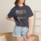Flight Training T-Shirt — "When The sky Turns Hostile, Your Training Becomes Your Compass"