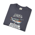 Pilot Bird Strike Comic T-Shirt — Funny Aviation Joke Tee
