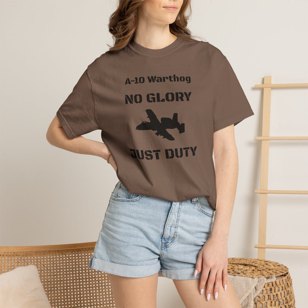 A-10 Warthog Tribute T-shirt — Military Pilot Nicknames Tee