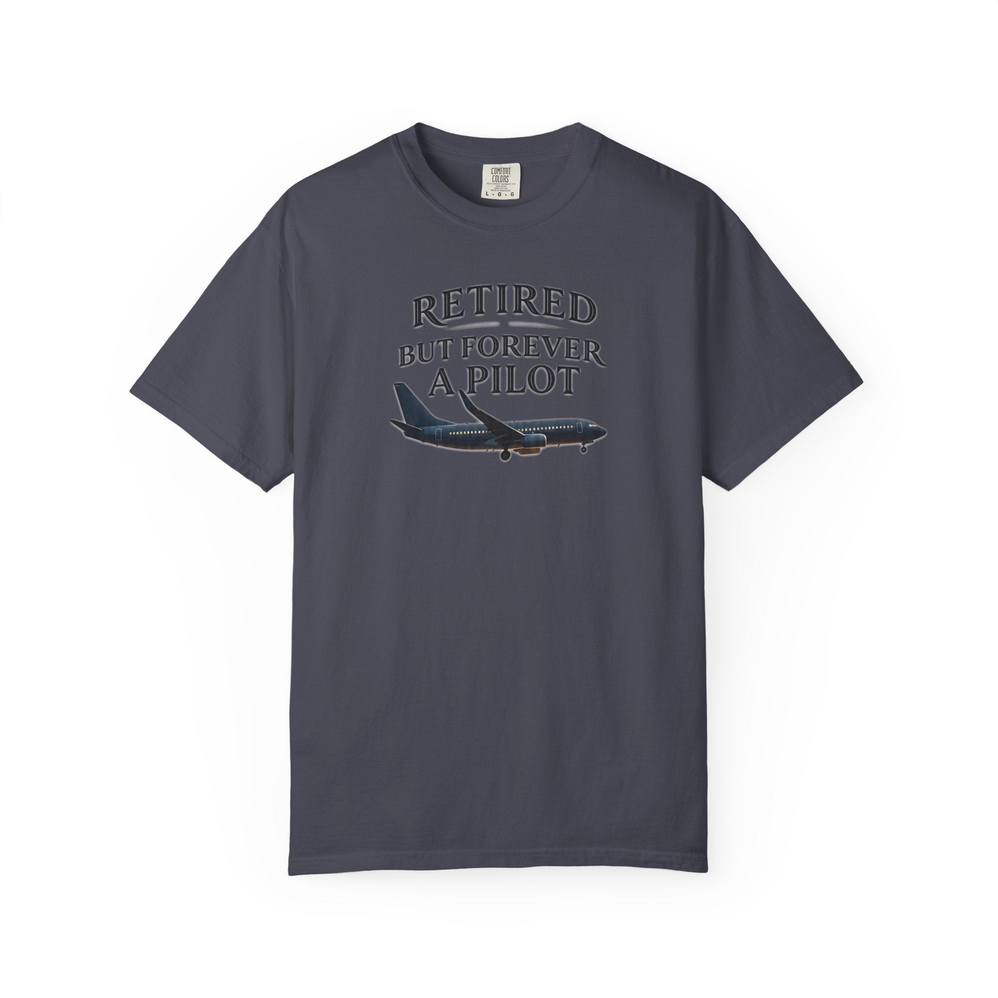 Retired Pilot Aviation T-Shirt — Vintage Flight Tribute