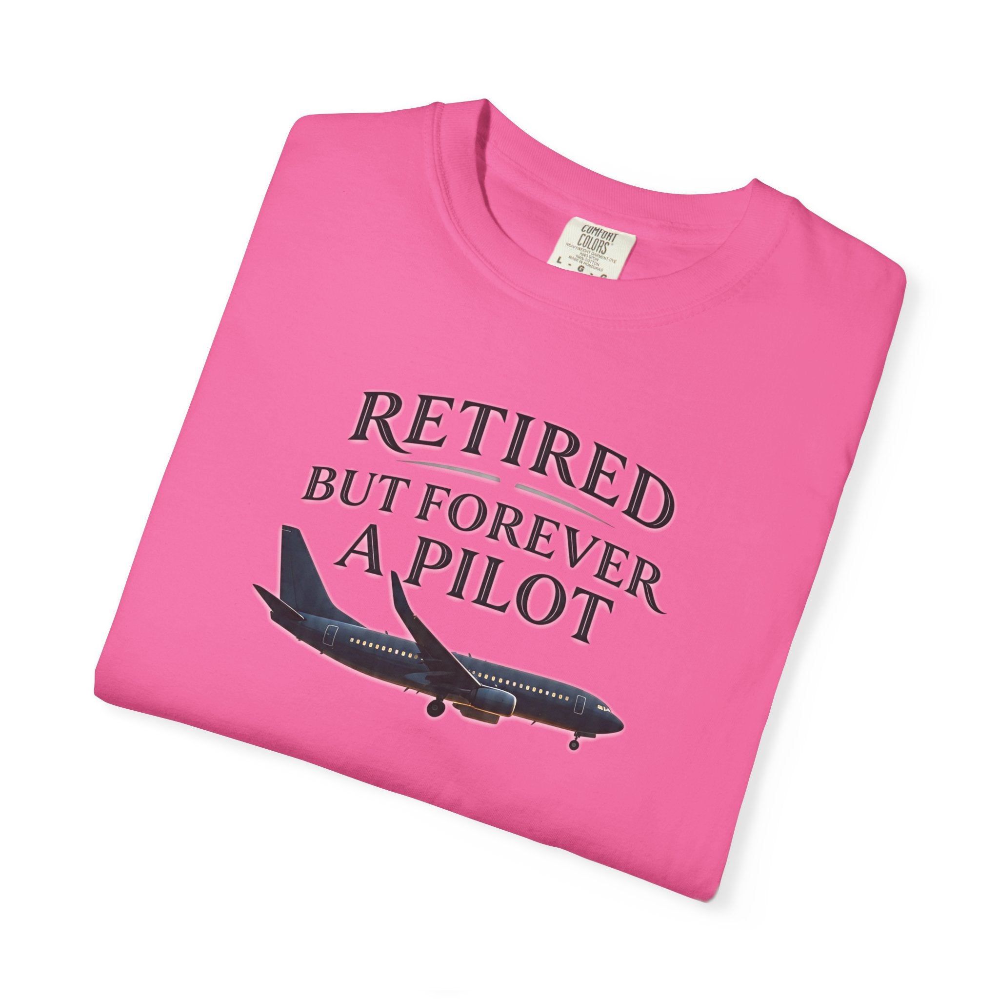 Retired Pilot Aviation T-Shirt — Vintage Flight Tribute