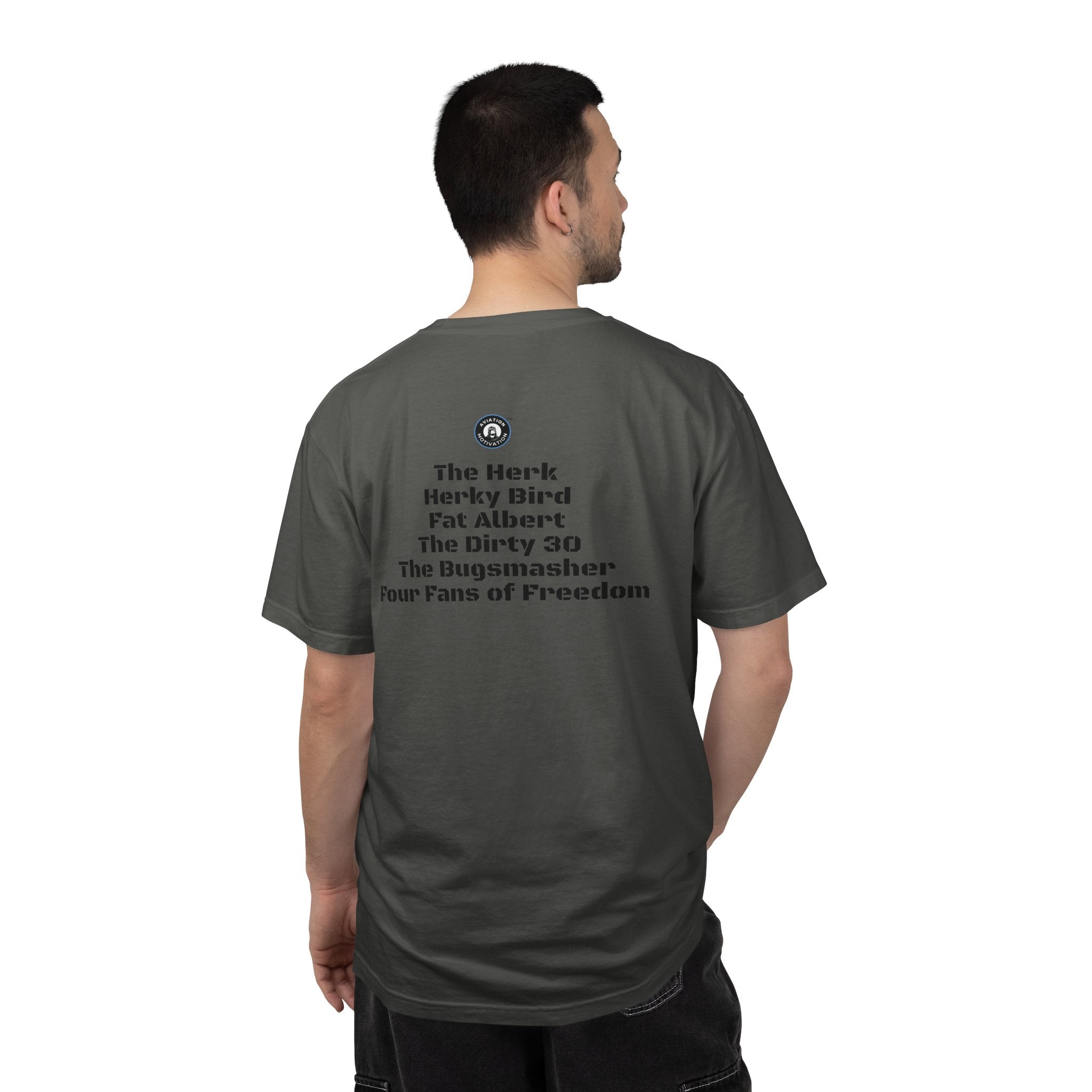 C-130 Hercules Tribute T-shirt — Military Pilot Nicknames Tee