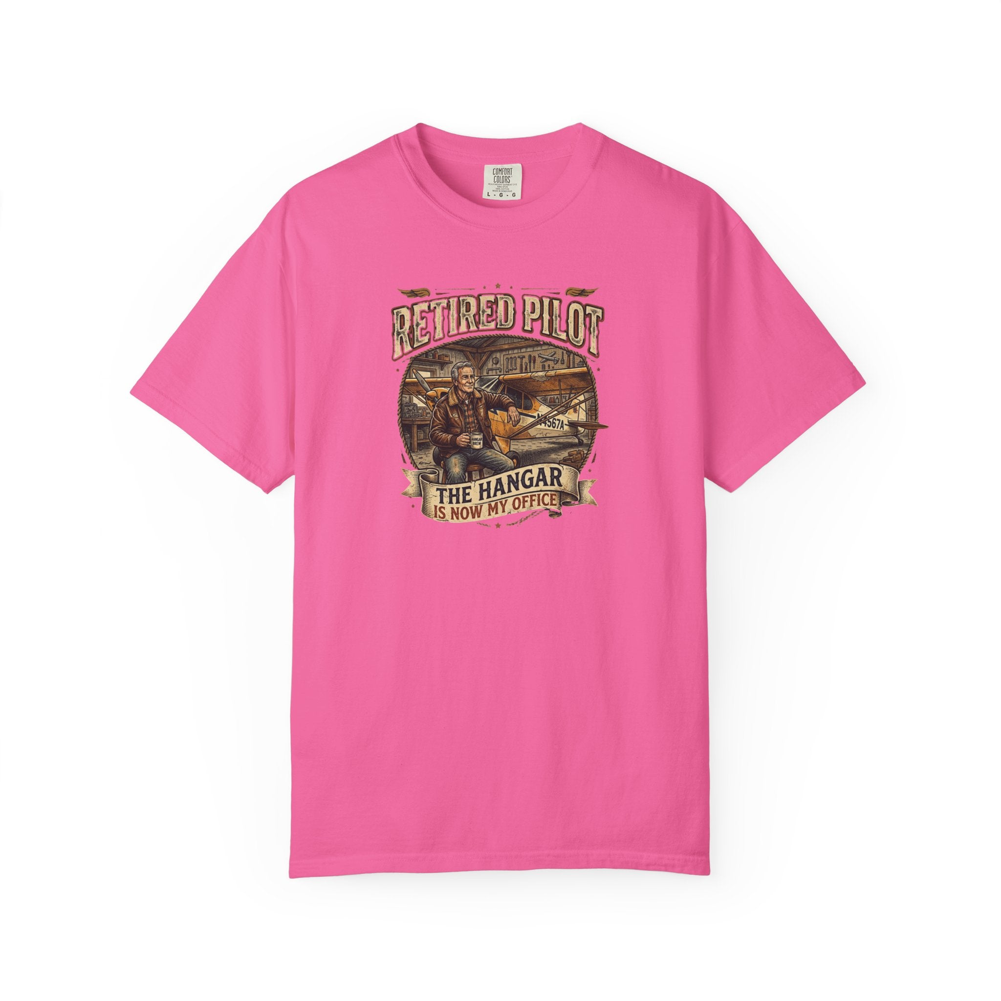 Retired Pilot Aviator T-Shirt — Vintage Flight Tribute