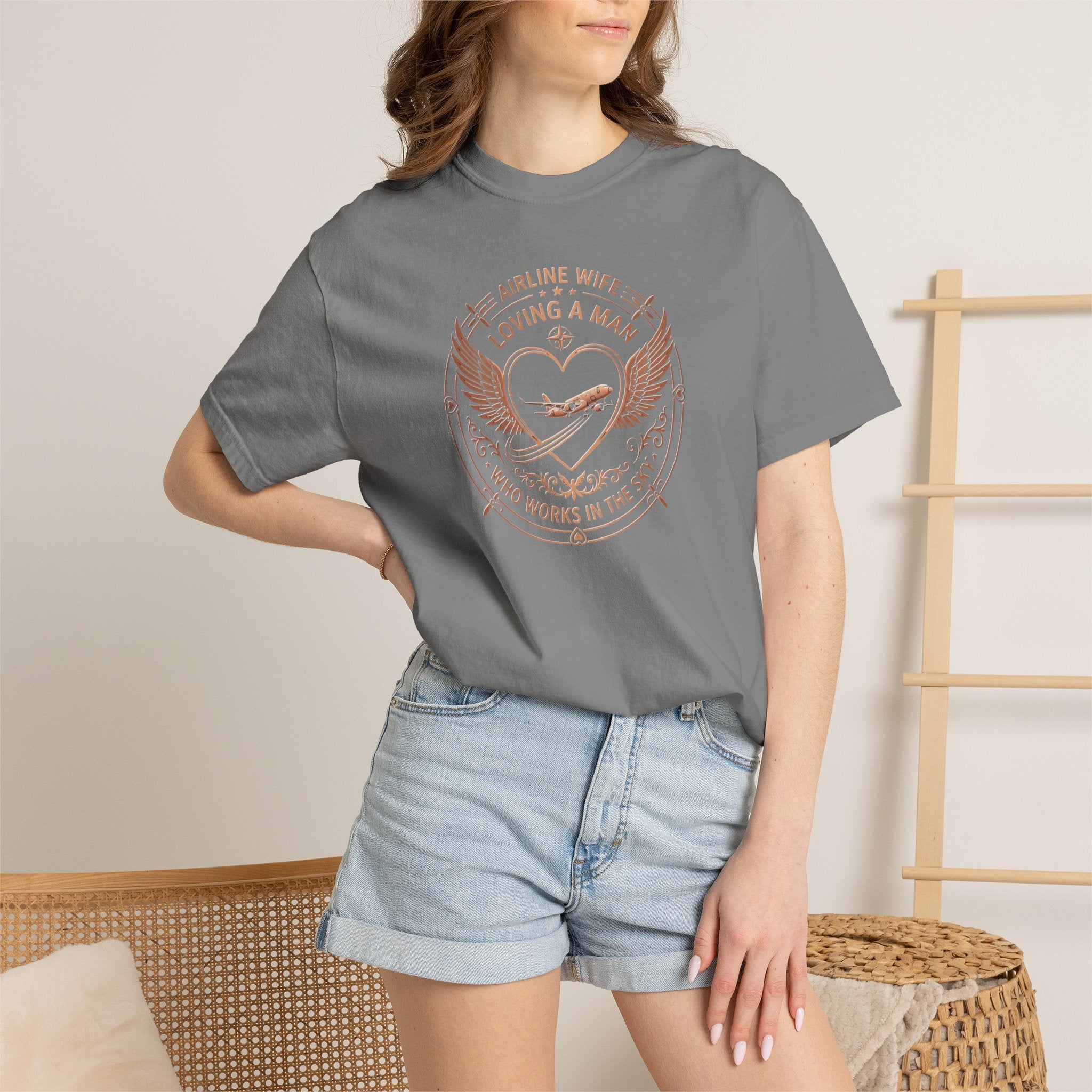 Pilot Wives T-Shirt — "Loving a Man Who Works in the Sky"