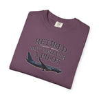 Retired Pilot Aviation T-Shirt — Vintage Flight Tribute