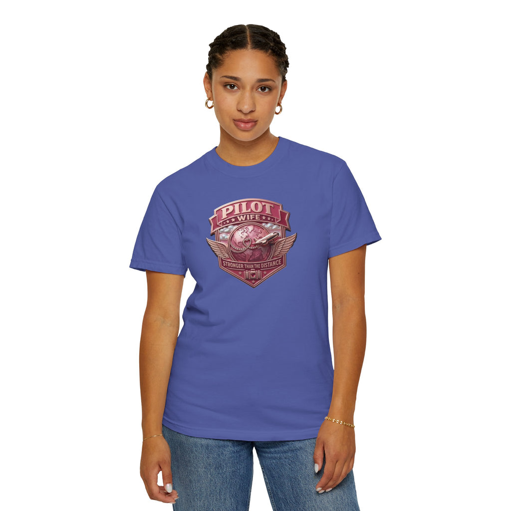 Pilot Wife Tribute T-Shirt — Stronger Than The Distance