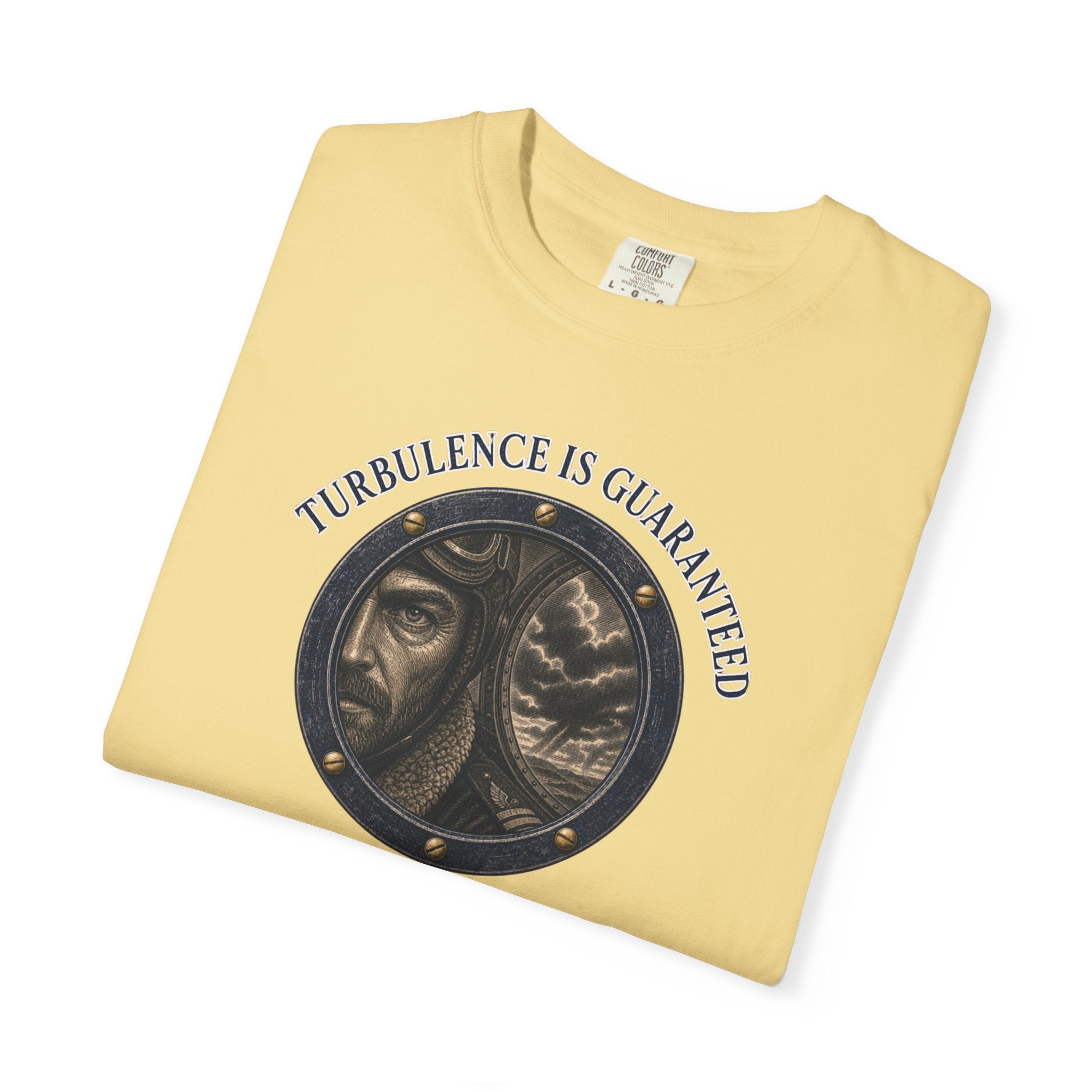 Turbulence Is Guaranteed T-Shirt — Inspirational Aviation Tee