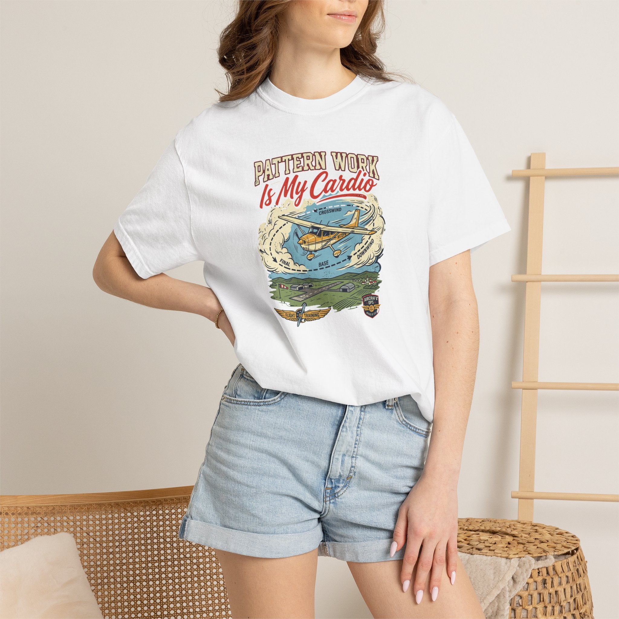 Pattern Work Is My Cardio Aviation Tee