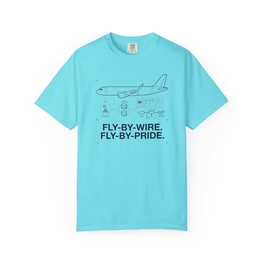 Fly-by-Pride Pun Aviation T-Shirt